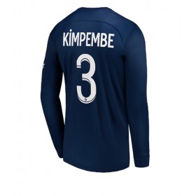 Herren Fußballbekleidung Paris Saint-Germain Presnel Kimpembe #3 Heimtrikot 2022-23 Langarm